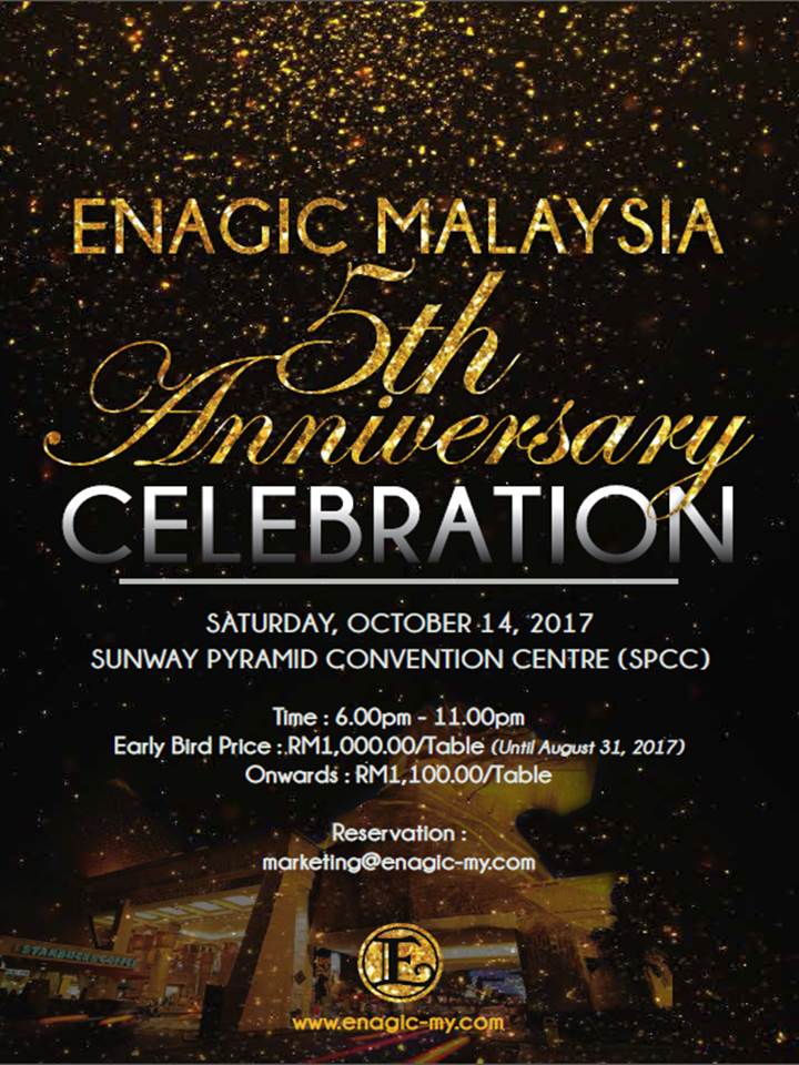 Enagic Malaysia 5th Annual Dinner Anniversary