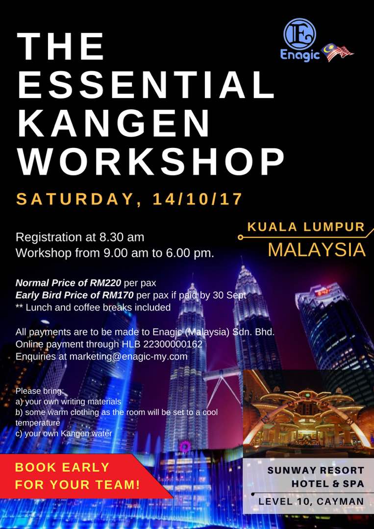 The Essential Kangen Workshop Kuala Lumpur