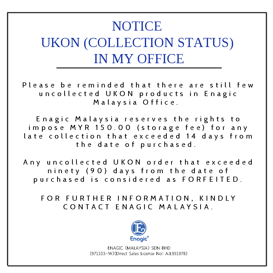 NOTICE | UKON (Collection Status) In MY Office