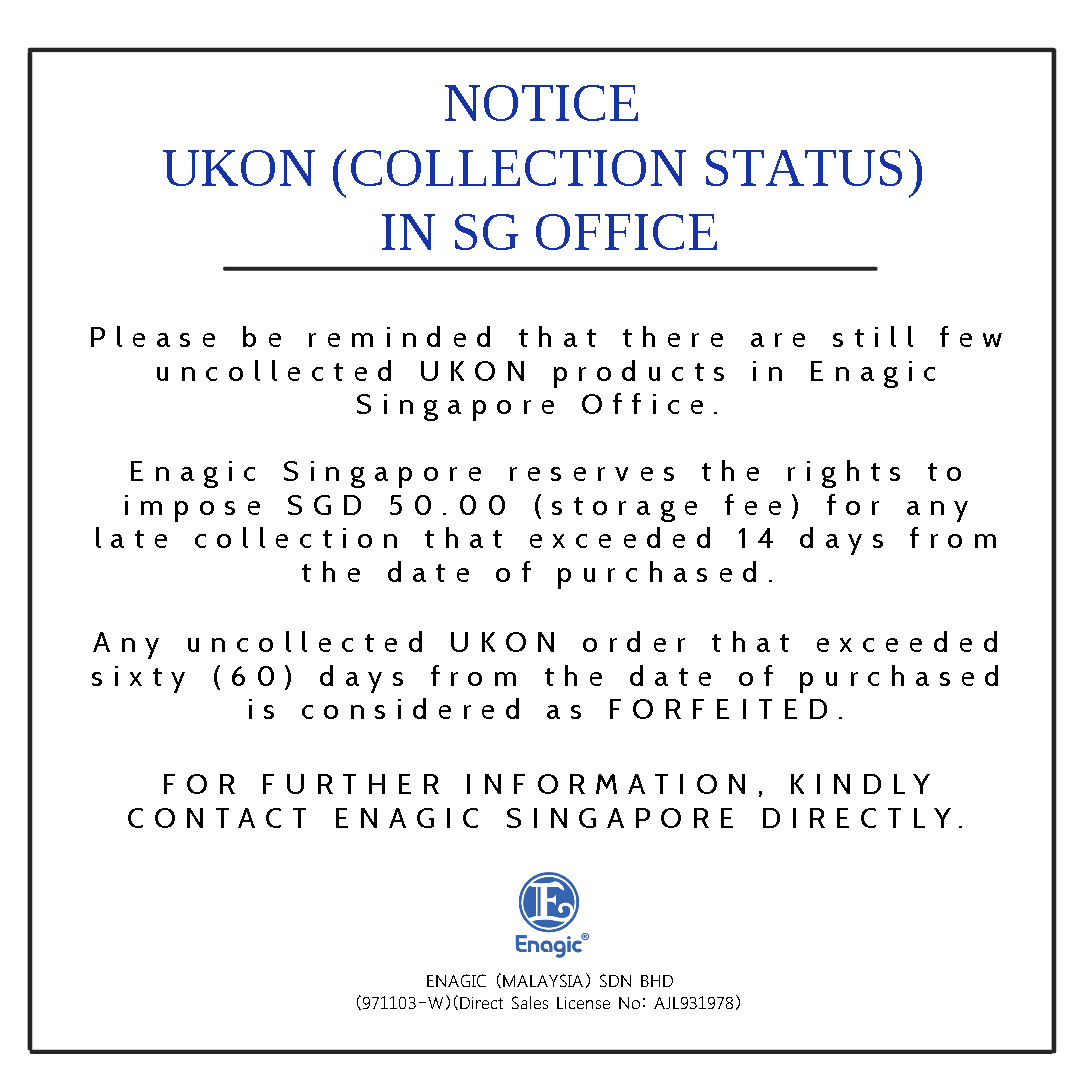 NOTICE | UKON (Collection Status) In SG Office