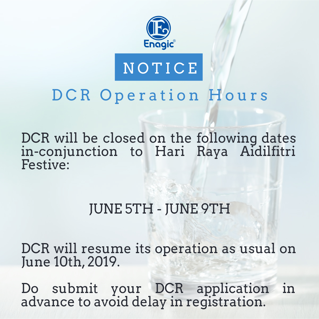 NOTICE | DCR Operation Hours