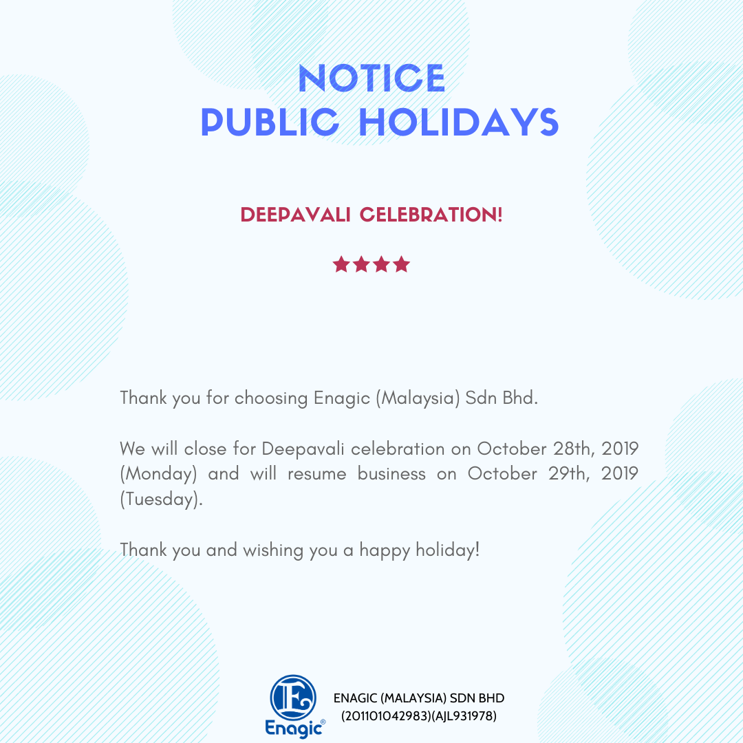 NOTICE | Public Holiday (Deepavali)