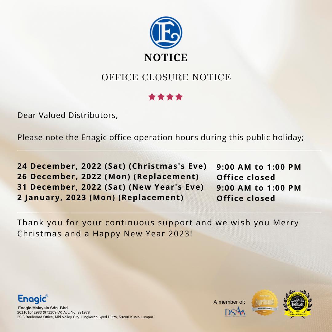 NOTICE | Office Closure Notice