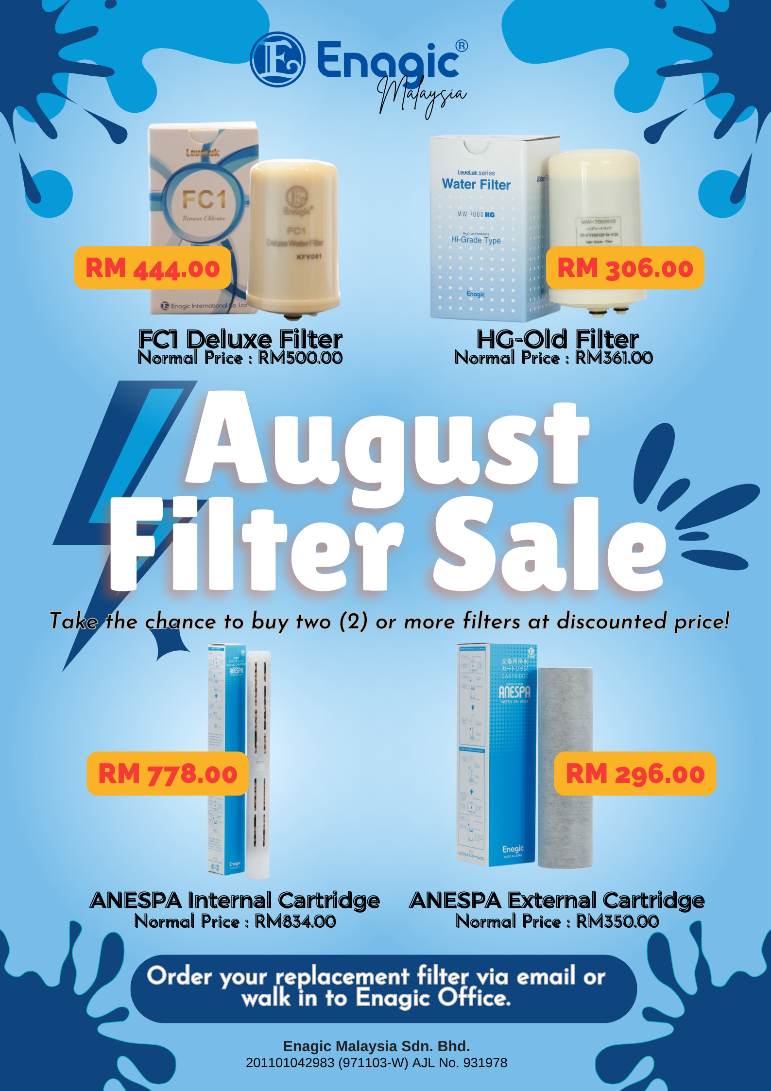 PROMOTION | Monthly Filter Promo (August, 2023)