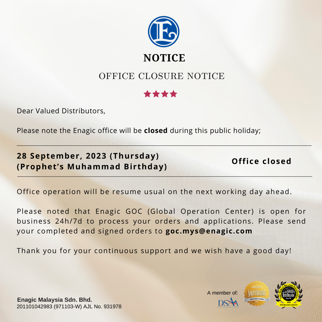 NOTICE | Office Closed (Prophet’s Muhammad Birthday)