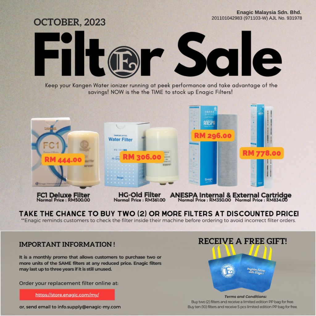 October Special | Dive into Savings with our Monthly Filter Sale!