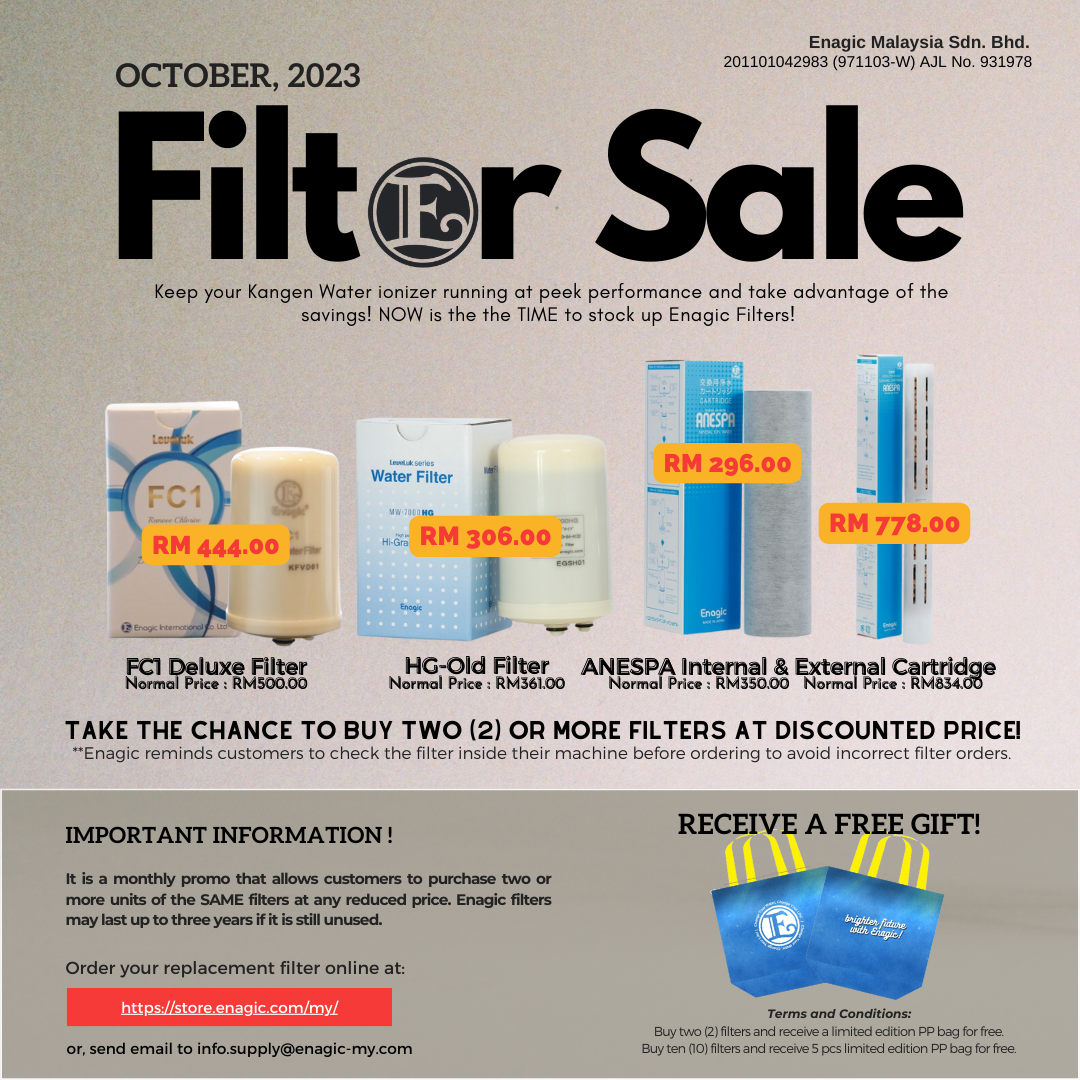 October Special | Dive Into Savings With Our Monthly Filter Sale!