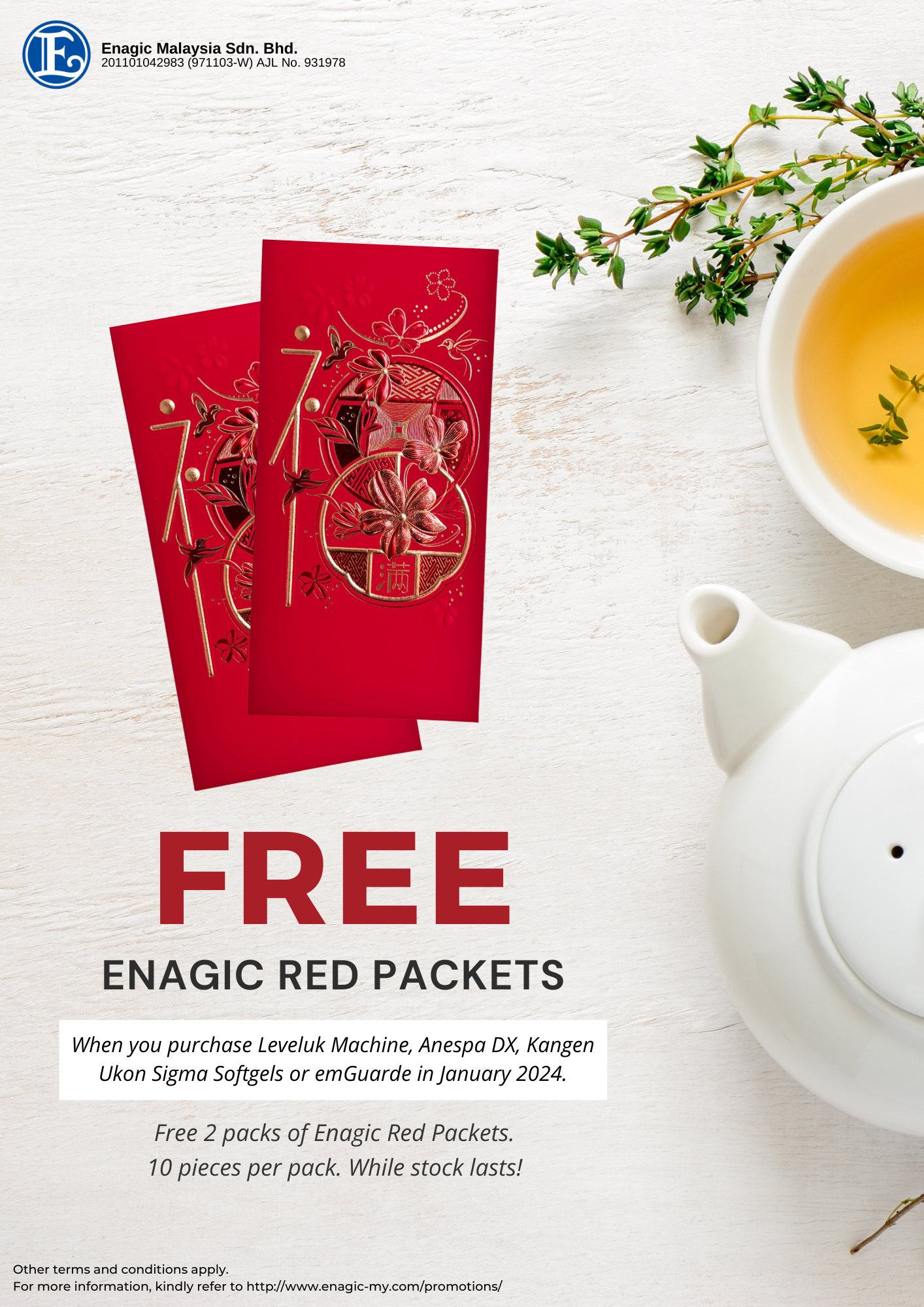 PROMOTION | Free Enagic Red Packets