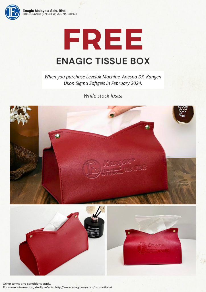 PROMOTION | FREE Enagic Tissue Box